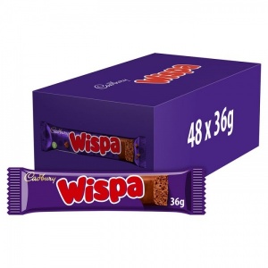 Cadbury Wispa Chocolate Bar 36g (48 Pack)
