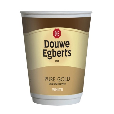 Douwe Egberts Pure Gold Medium Roast White Coffee 2Go 12Oz (150 Pack)