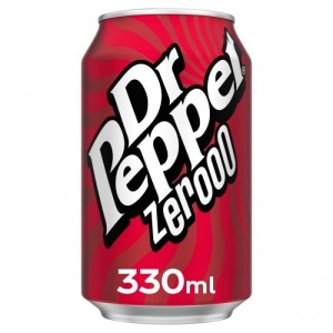 Dr Pepper Zero Cans 330ml (24 Pack)