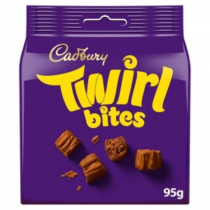 Cadbury Twirl Bites Chocolate Bag 95g (10 Pack)