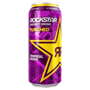 Rockstar Punched Energy Tropical Guava 500ml (12 Pack)