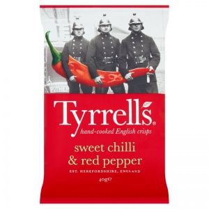 Tyrrell's Sweet Chilli & Red Pepper Crisps 40g (24 Pack)