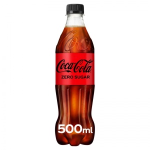 Coca-Cola Zero Sugar (Irish) 500ml Bottle (24 Pack)