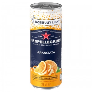 San Pellegrino Orange Aranciata Can 330ml (24 Pack)