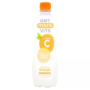 Get More Vits Vitamin C Sparkling Orange 500ml (12 Pack)