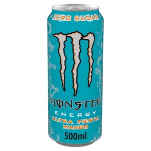 Monster Energy Ultra Fiesta Zero Sugar Cans 500ml (12 Pack)
