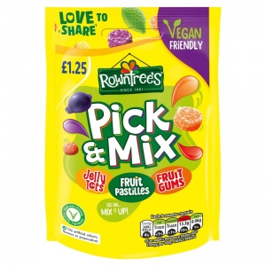Rowntrees  Pick & Mix 120g Pouch (10 Pack) Price Marked £1.25