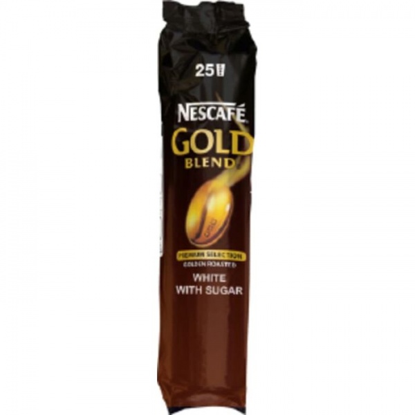 Nescafe Autocup Gold Blend White & Sugar Incup Drink 73mm (12 x 25 Pack)