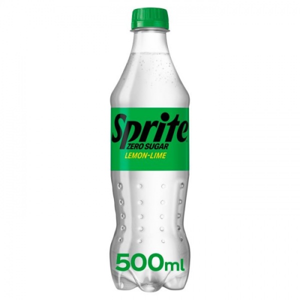 Sprite Lemon-Lime No Sugar 500ml Bottle (12 Pack)