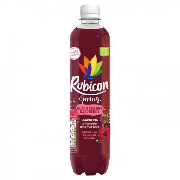 Rubicon Spring Black Cherry & Raspberry 500ml (12 Pack)