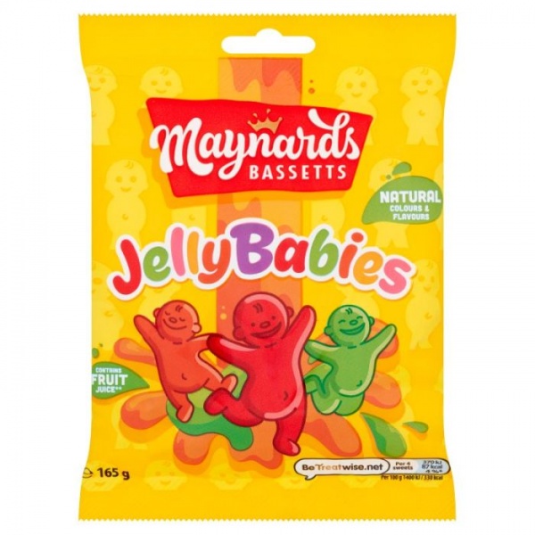 Cadbury Basset Jelly Babies Bag 165g (10 Pack)
