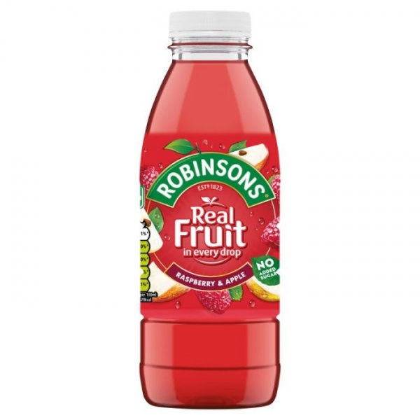 Robinsons Ready To Drink Raspberry & Apple 500ml (24 Pack)