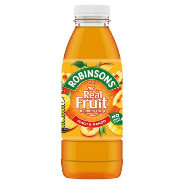 Robinsons Ready to Drink Peach & Mango Juice Drink 500ml Bottle (12 Pack)
