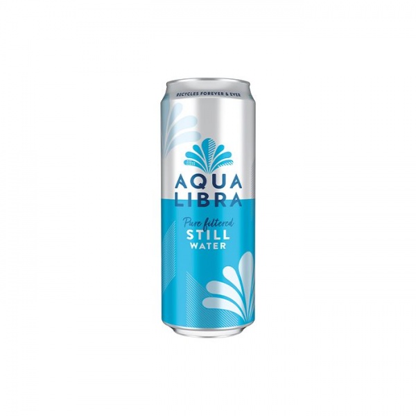 Aqua Libra Still Water Can 330ml (24 Pack)