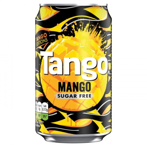 Britvic Tango Mango Sugar Free Can 330ml (24 Pack)