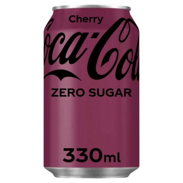 Coke Zero Cherry Can 330ml (24 Pack)