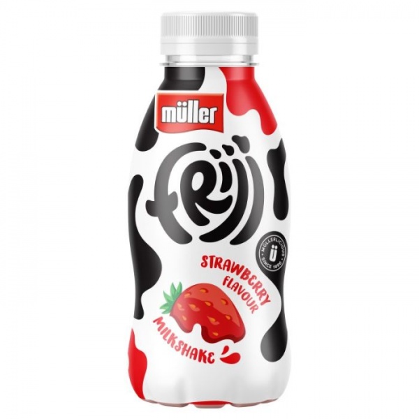 Frijj Strawberry Milkshake 330ml (12 Pack)
