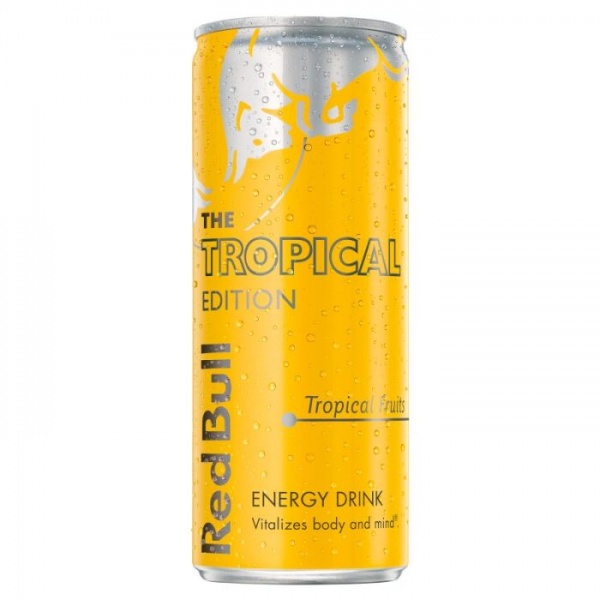 Red Bull Tropical Energy Drink 250ml Can (12 Pack)