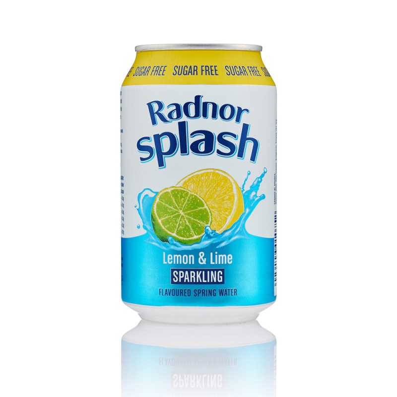 Radnor Hills Splash Lemon Lime Sparkling Can Ml Pack