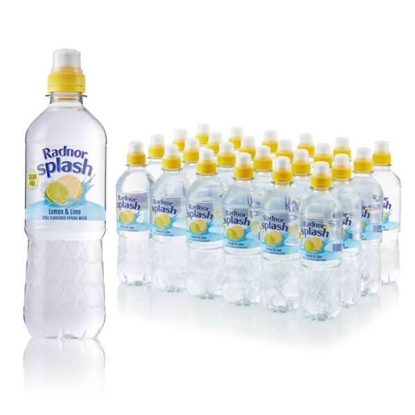Radnor Splash Lemon & Lime Water Sportscap 500ml (24 Pack)