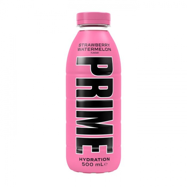 Prime Hydration Strawberry Watermelon Bottle 500ml (12 Pack)