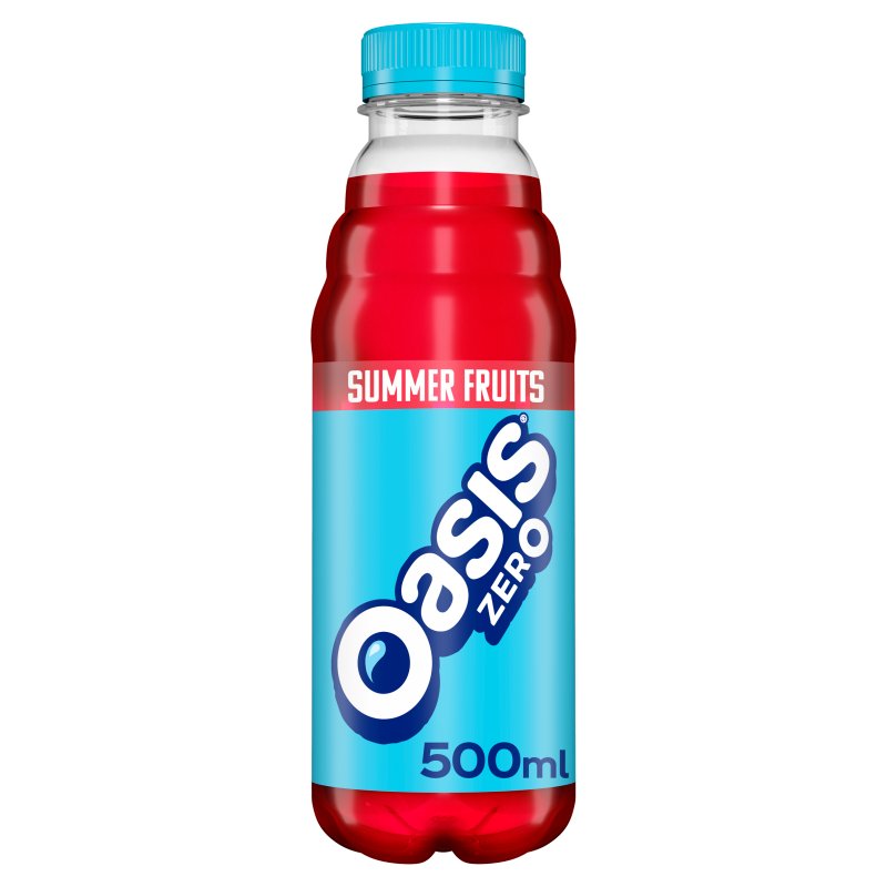 Oasis Zero Summer Fruits 500ml (12 Pack)
