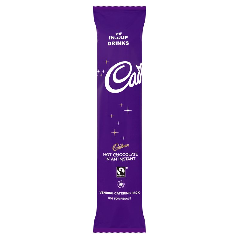 Cadbury Autocup Chocolate Powder Incup Drink 73mm x 25 (12 Pack)