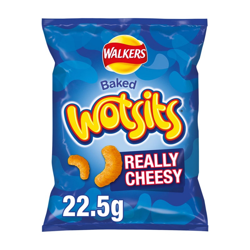 Walkers Wotsits Really Cheesy Crisps 22.5g (32 Pack)