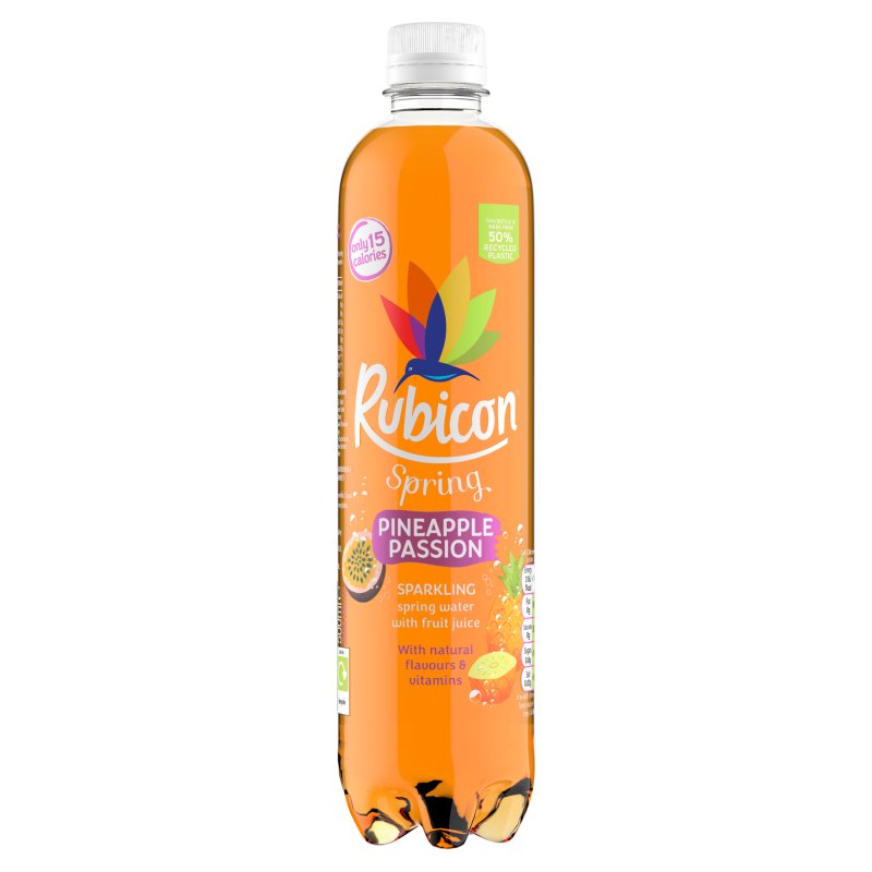 Rubicon Spring Pineapple Passion 500ml (12 Pack)