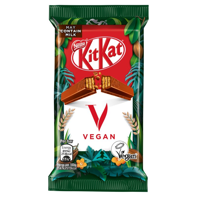 Kit Kat 4 Finger Vegan Chocolate Bar 41.5g (24 Pack)