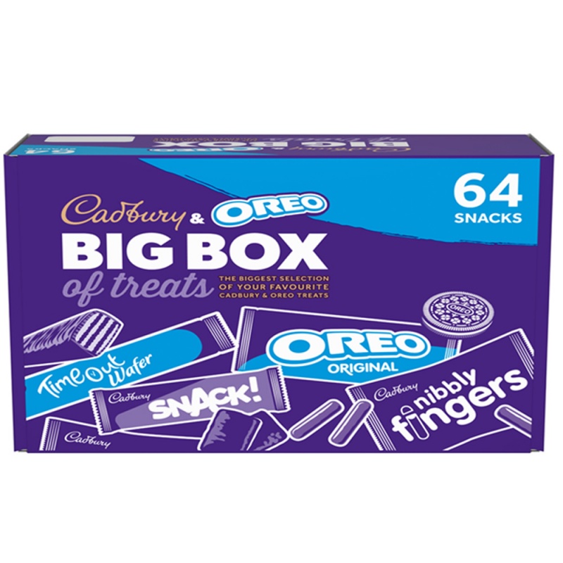 Cadbury & Oreo Big Box of Treats Biscuit Selection Box (64 Pack)