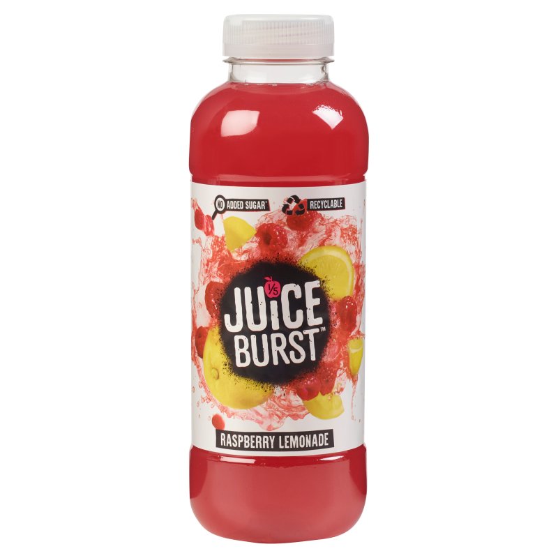 Juiceburst Raspberry Lemonade 500ml (12 Pack)