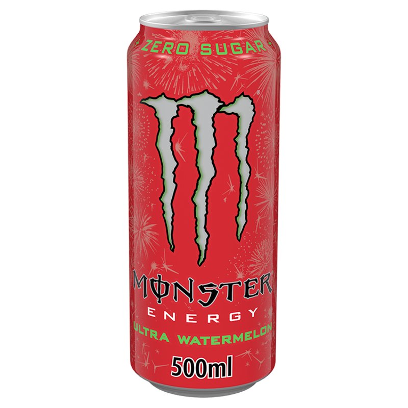 Monster Energy Ultra Watermelon Cans 500ml (12 Pack)