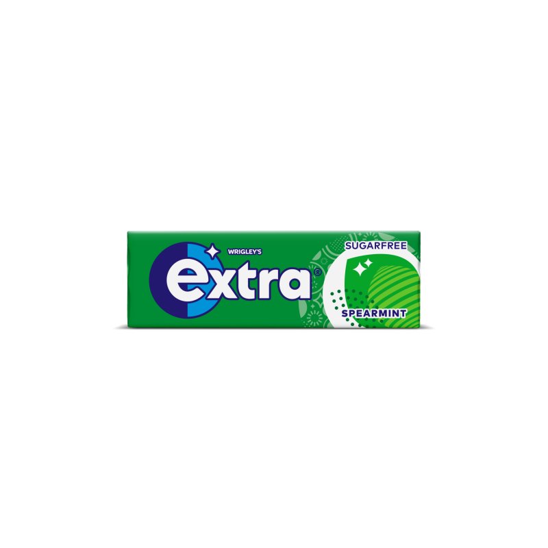 Wrigley's Extra Chewing Gum - Spearmint Sugar Free 10pcs 14g (30 Pack)